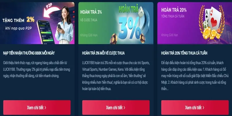 Giao diện tổng quan nền tảng gk88bet với liên kết mới